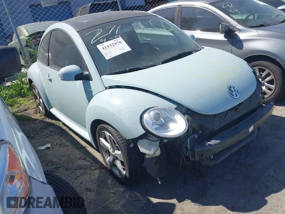 2010 Volkswagen Beetle with VIN 3VWRG3AG8AM028074, listed as a IAAI auction lot 41932970 with Not provided miles and . Bid and sale history available at DreamBid. Image 1.