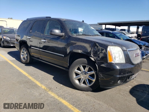 2011 GMC Yukon Denali with VIN 1GKS2EEF6BR137914, listed as a Copart auction lot 72957134 with 109,574 mi miles and Salvage Title. Bid and sale history available at carsss.com. Image 4.