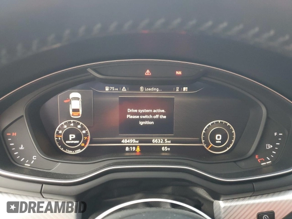 2018 Audi A5 Sportback Premium Plus with VIN WAUBNCF5XJA134697, listed as a Copart auction lot 45027994 with 48,499 mi miles. Bid and sale history available at carsss.com. Image 9.