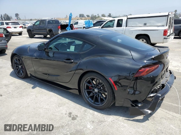 2024 Toyota Supra 3.0 with VIN WZ1DB0G09RW067919, listed as a Copart auction lot 60362925 with 6,305 mi miles and Salvage title. Bid and sale history available at DreamBid. Image 2.