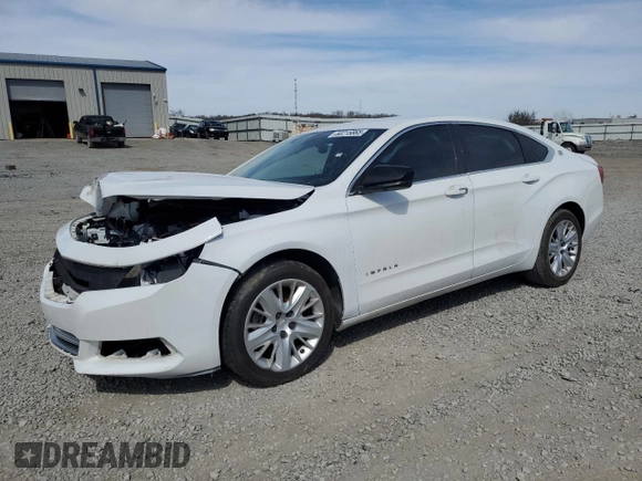 2015 Chevrolet Impala LS with VIN 2G11X5SL1F9216239, listed as a Copart auction lot 50215865 with 150,976 mi miles and Salvage Title. Bid and sale history available at DreamBid. Image 1.