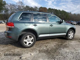 2007 Volkswagen Touareg V6 with VIN WVGZE77L07D001858, listed as a Copart auction lot 45558915 with 214,875 mi miles and Salvage Title. Bid and sale history available at DreamBid. Image 3.
