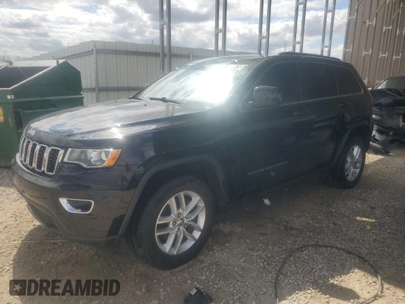 2017 Jeep Grand Cherokee Laredo with VIN 1C4RJFAG8HC926563, listed as a Copart auction lot 46495445 with 78,514 mi miles and Clean Title. Bid and sale history available at carsss.com. Image 1.