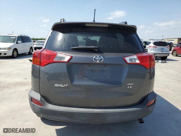 2015 Toyota RAV4 LE with VIN JTMBFREV7FD138393, listed as a Copart auction lot 52249055 with 84,727 mi miles and Salvage Title. Bid and sale history available at carsss.com. Image 6.