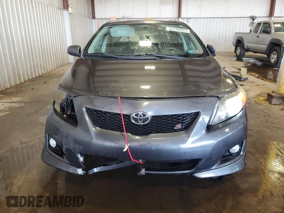 2009 Toyota Corolla with VIN 2T1BU40E69C107797, listed as a Copart auction lot 53788945 with 222,862 mi miles and Salvage Title. Bid and sale history available at carsss.com. Image 5.