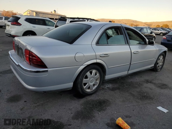 2002 Lincoln LS w/Base Pkg with VIN 1LNHM87A92Y620057, listed as a Copart auction lot 41881075 with 179,859 mi miles and Salvage Title. Bid and sale history available at carsss.com. Image 3.