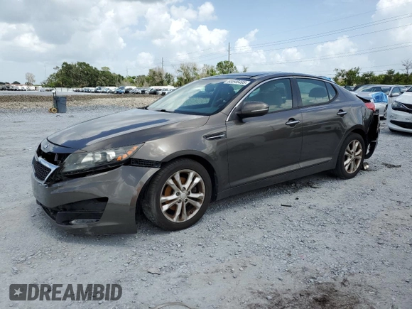 2013 Kia Optima EX z VIN 5XXGN4A72DG188821, wystawiony jako Copart lot #65546495 z przebiegiem 187 286 mil mil oraz Szkoda całkowita • Salvage title. Historia ofert i sprzedaży dostępna na DreamBid. Obrazek 1.