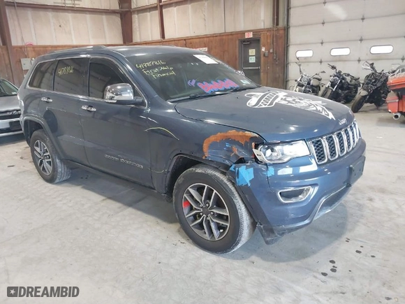 2020 Jeep Grand Cherokee Limited with VIN 1C4RJFBG8LC336225, listed as a IAAI auction lot 41789816 with 36,857 mi miles. Bid and sale history available at carsss.com. Image 1.