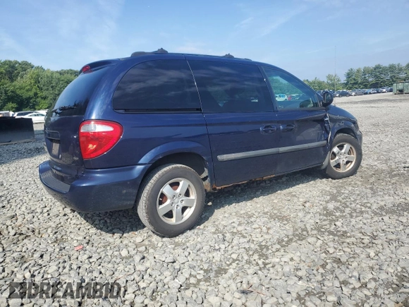 2005 Dodge Caravan SXT with VIN 1D4GP45R75B433581, listed as a Copart auction lot 66086095 with 98,096 mi miles and Salvage title. Bid and sale history available at DreamBid. Image 3.