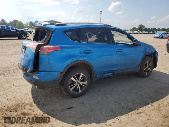 2018 Toyota RAV4 XLE with VIN JTMWFREVXJJ195182, listed as a Copart auction lot 54820055 with 165,987 mi miles and Non repairable. Bid and sale history available at DreamBid. Image 3.