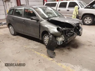 2008 Toyota Matrix STD with VIN 2T1KR32EX8C712476, listed as a IAAI auction lot 41505939 with 251,376 mi miles and . Bid and sale history available at DreamBid. Image 1.