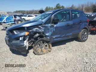2021 Ford EcoSport S with VIN MAJ3S2FE5MC449321, listed as a Copart auction lot 48483015 with 10,875 mi miles and Salvage Title. Bid and sale history available at DreamBid. Image 1.