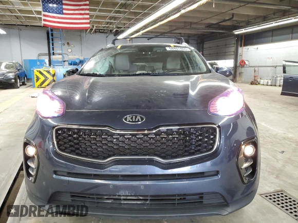 2017 Kia Sportage EX with VIN KNDPN3AC4H7092789, listed as a Copart auction lot 58401465 with 91,617 mi miles and Salvage title. Bid and sale history available at DreamBid. Image 5.