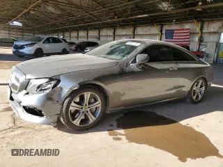2018 Mercedes-Benz E 400 z VIN WDD1J6FB6JF016124, wystawiony jako Copart lot #50324785 z przebiegiem 82 095 mil mil oraz Szkoda całkowita • Salvage title. Historia ofert i sprzedaży dostępna na DreamBid. Obrazek 1.
