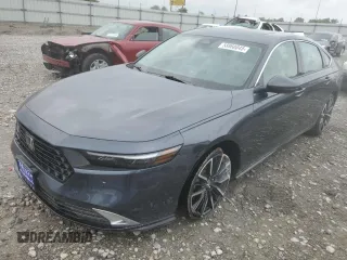 2025 Honda Accord Touring с VIN 1HGCY2F89SA005694, выставлен на аукционе Copart как лот 58860045 с пробегом 7 541 миль миль и Списание • Salvage title. История ставок и продаж доступна на DreamBid. Изображение 1.