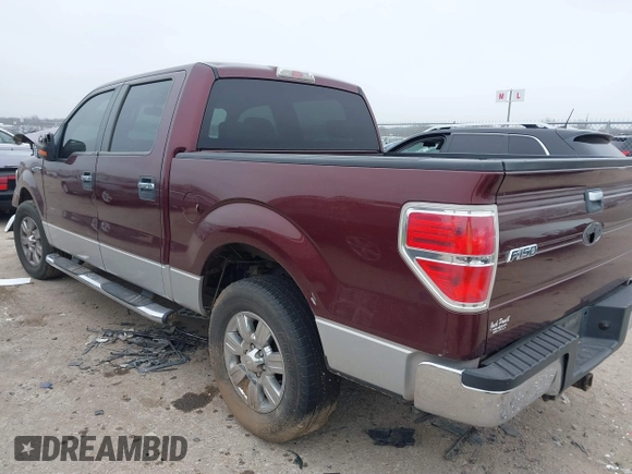 2009 Ford F-150 XL with VIN 1FTPW12V79KC62854, listed as a IAAI auction lot 41513528 with 252,813 mi miles. Bid and sale history available at carsss.com. Image 3.