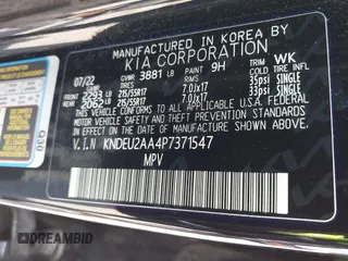 2023 Kia Seltos S z VIN KNDEU2AA4P7371547, wystawiony jako IAAI lot #42242913 z przebiegiem 35 374 mil mil oraz . Historia ofert i sprzedaży dostępna na DreamBid. Obrazek 9.