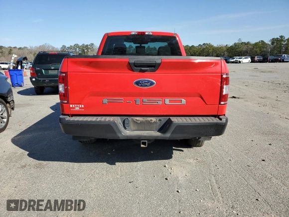 2020 Ford F-150 XL with VIN 1FTMF1CB1LKD29804, listed as a Copart auction lot 45671135 with 28,164 mi miles and Salvage Title. Bid and sale history available at carsss.com. Image 6.