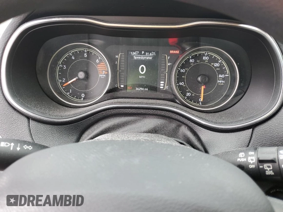 2019 Jeep Cherokee Latitude with VIN 1C4PJLCB4KD265025, listed as a Copart auction lot 52199655 with 36,294 mi miles and Salvage Title. Bid and sale history available at carsss.com. Image 9.
