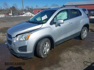 2015 Chevrolet Trax LT with VIN 3GNCJRSB8FL255740, listed as a IAAI auction lot 41561643 with 144,671 mi miles. Bid and sale history available at carsss.com. Image 17.