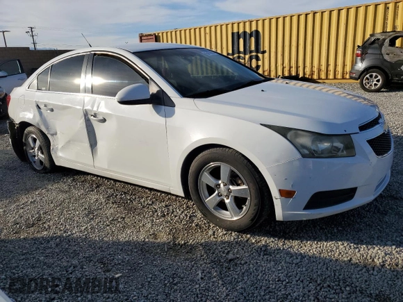 2013 Chevrolet Cruze 1LT with VIN 1G1PC5SB7D7322707, listed as a Copart auction lot 45407665 with 133,439 mi miles and Salvage Title. Bid and sale history available at DreamBid. Image 4.