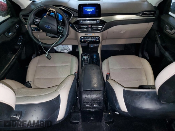 2021 Ford Escape Titanium Hybrid with VIN 1FMCU0DZ7MUB20799, listed as a Copart auction lot 58835735 with 37,767 mi miles and Salvage title. Bid and sale history available at DreamBid. Image 8.