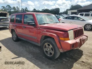 2006 Jeep Commander with VIN 1J8HH48KX6C203308, listed as a Copart auction lot 64456765 with 185,794 mi miles and Salvage title. Bid and sale history available at DreamBid. Image 4.