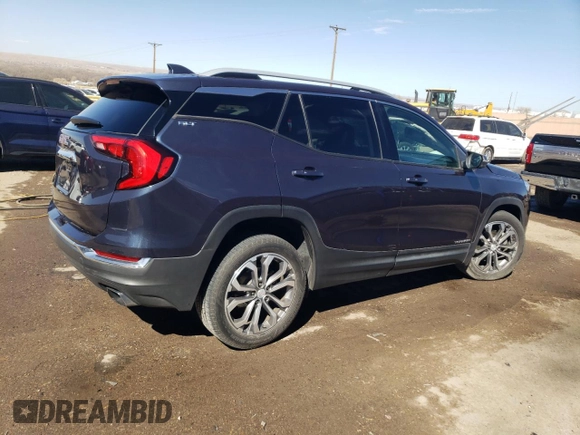 2018 GMC Terrain SLT with VIN 3GKALPEX5JL325116, listed as a Copart auction lot 46791435 with 98,385 mi miles and Salvage Title. Bid and sale history available at carsss.com. Image 3.