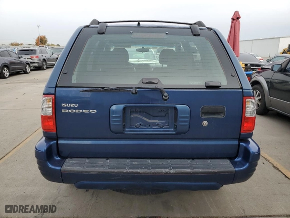 2003 Isuzu Rodeo with VIN 4S2DM58W234305979, listed as a Copart auction lot 81346314 with 177,272 mi miles and Salvage Title. Bid and sale history available at carsss.com. Image 6.