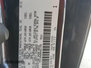 2022 Toyota Tundra 2WD SR5 with VIN 5TFLA5AB8NX017358, listed as a Copart auction lot 49499405 with 22,386 mi miles and Non Repairable. Bid and sale history available at carsss.com. Image 12.