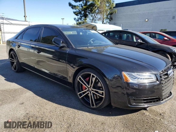 2016 Audi A8 3.0T with VIN WAU34AFD8GN009945, listed as a Copart auction lot 88804115 with 102,341 mi miles and Salvage Title. Bid and sale history available at DreamBid. Image 4.