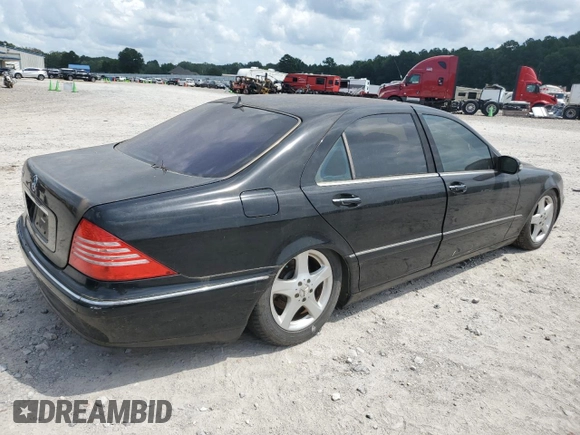 2004 Mercedes-Benz S 320/430/500 with VIN WDBNG75J24A403312, listed as a Copart auction lot 65988335 with Not provided miles and Clean title. Bid and sale history available at DreamBid. Image 3.