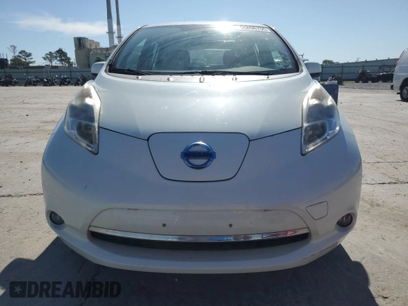 2012 Nissan LEAF SL with VIN JN1AZ0CP8CT023955, listed as a Copart auction lot 55696755 with 39,181 mi miles and Clean Title. Bid and sale history available at DreamBid. Image 5.