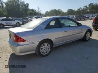 2005 Honda Civic Cpe LX with VIN 1HGEM22535L020118, listed as a Copart auction lot 52346185 with 148,777 mi miles and Salvage Title. Bid and sale history available at carsss.com. Image 3.