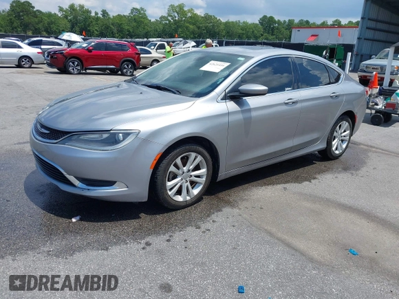 2015 Chrysler 200 Limited with VIN 1C3CCCAB1FN687236, listed as a IAAI auction lot 42621416 with 138,525 mi miles and . Bid and sale history available at DreamBid. Image 2.