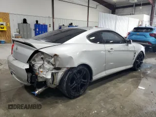 2006 Hyundai Tiburon GT z VIN KMHHN65F96U203924, wystawiony jako Copart lot #43624185 z przebiegiem 120 403 mil mil oraz Szkoda całkowita • Salvage title. Historia ofert i sprzedaży dostępna na DreamBid. Obrazek 3.