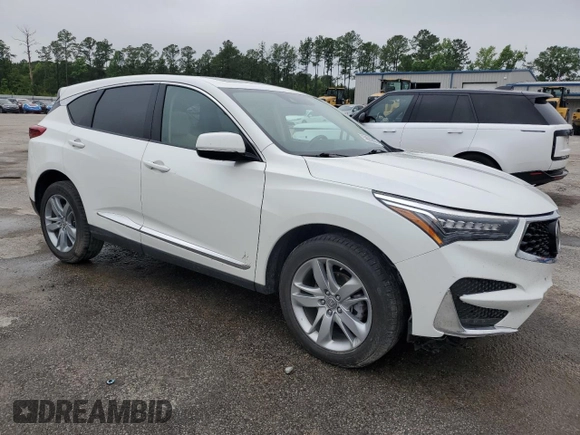 2021 Acura RDX Advance with VIN 5J8TC2H75ML023040, listed as a Copart auction lot 58632875 with 83,942 mi miles and Salvage title. Bid and sale history available at DreamBid. Image 4.