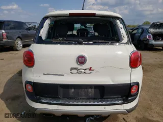 2014 FIAT 500L Trekking with VIN ZFBCFADH2EZ006597, listed as a Copart auction lot 71991734 with 126,092 mi miles and Salvage Title. Bid and sale history available at carsss.com. Image 6.