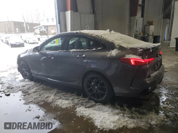 2021 BMW 2 Series M235i xDrive with VIN WBA13AL07M7G77699, listed as a Copart auction lot 89232885 with 52,210 mi miles and Salvage Title. Bid and sale history available at DreamBid. Image 2.