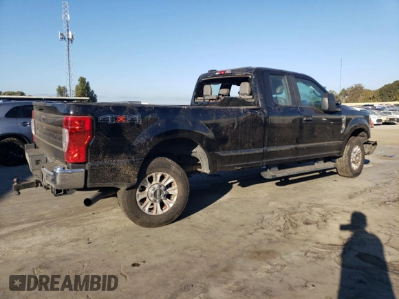 2021 Ford Super Duty F-250 SRW XL with VIN 1FT7X2BN0MEC62141, listed as a Copart auction lot 77142804 with 59,933 mi miles and Salvage Title. Bid and sale history available at carsss.com. Image 3.