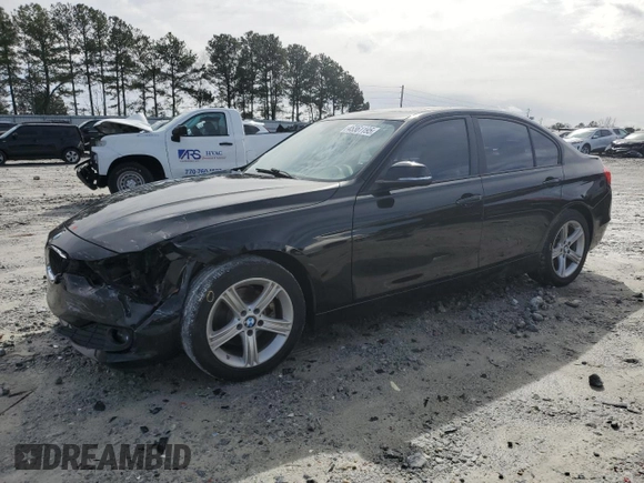 2013 BMW 3 Series 320i with VIN WBA3B1C54DK128124, listed as a Copart auction lot 45361195 with 122,984 mi miles and Salvage Title. Bid and sale history available at carsss.com. Image 1.