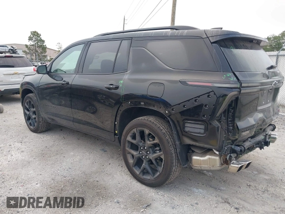 2024 Chevrolet Traverse AWD RS with VIN 1GNEVLKSXRJ154463, listed as a IAAI auction lot 41929879 with 6,684 mi miles. Bid and sale history available at carsss.com. Image 3.