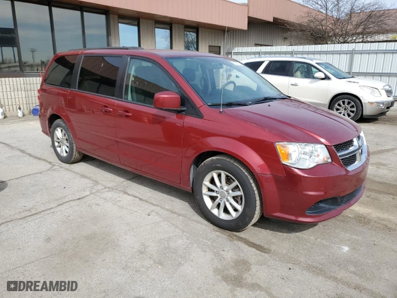2015 Dodge Grand Caravan SXT with VIN 2C4RDGCG9FR718254, listed as a Copart auction lot 50202115 with 107,825 mi miles and Salvage Title. Bid and sale history available at carsss.com. Image 4.