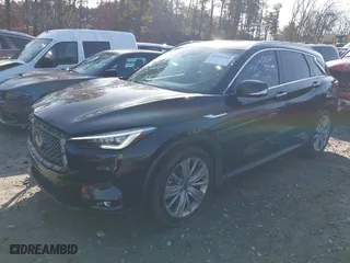 2021 Infiniti QX50 ESSENTIAL with VIN 3PCAJ5CA9MF100592, listed as a IAAI auction lot 41513164 with 10,388 mi miles. Bid and sale history available at carsss.com. Image 14.
