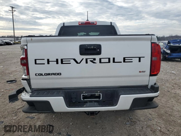2022 Chevrolet Colorado 4WD Work Truck with VIN 1GCGTBEN9N1128003, listed as a Copart auction lot 86204214 with 34,762 mi miles and Salvage title. Bid and sale history available at DreamBid. Image 6.