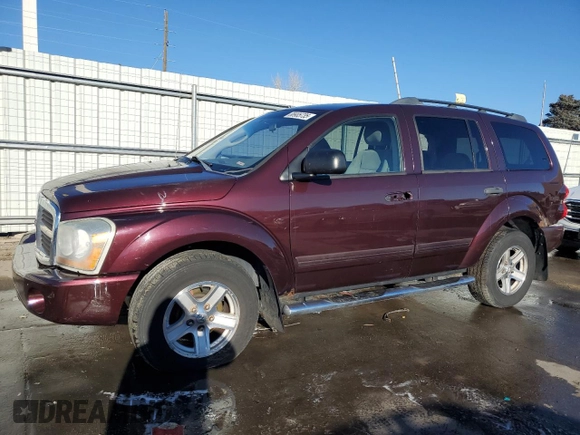 2005 Dodge Durango SLT with VIN 1D4HB48D65F583385, listed as a Copart auction lot 88905735 with 200,446 mi miles and Salvage title. Bid and sale history available at DreamBid. Image 1.