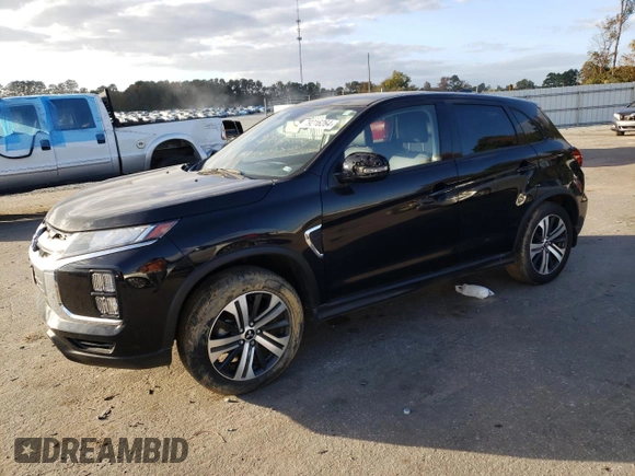 2022 Mitsubishi Outlander Sport ES with VIN JA4ARUAU1NU022246, listed as a Copart auction lot 79216264 with 17,629 mi miles and Salvage Title. Bid and sale history available at carsss.com. Image 1.