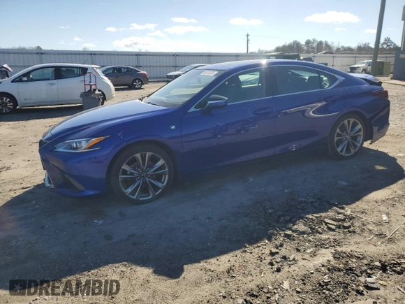 2021 Lexus ES 350 F Sport with VIN 58AGZ1B13MU082793, listed as a Copart auction lot 47101955 with 132,790 mi miles and Salvage title. Bid and sale history available at DreamBid. Image 1.