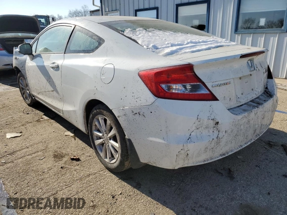 2012 Honda Civic Cpe EX-L with VIN 2HGFG3B15CH532570, listed as a Copart auction lot 87868545 with 137,644 mi miles and Salvage Title. Bid and sale history available at carsss.com. Image 2.