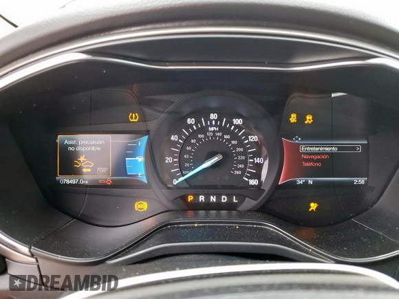 2020 Ford Fusion SE with VIN 3FA6P0HD1LR148164, listed as a Copart auction lot 46364045 with 78,497 mi miles and Salvage Title. Bid and sale history available at DreamBid. Image 9.